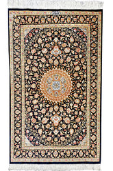 #6929 Pure silk Persian Qom by Vafayee