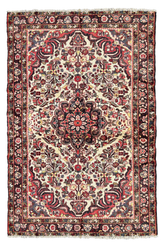 #7577 Vintage Persian Afshar wool on cotton base