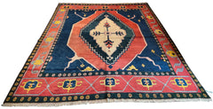 #202 Vintage Turkish Kars wool on wool base