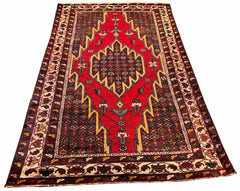 #2382 Afghani Turkoman Kazak wool on cottonbase