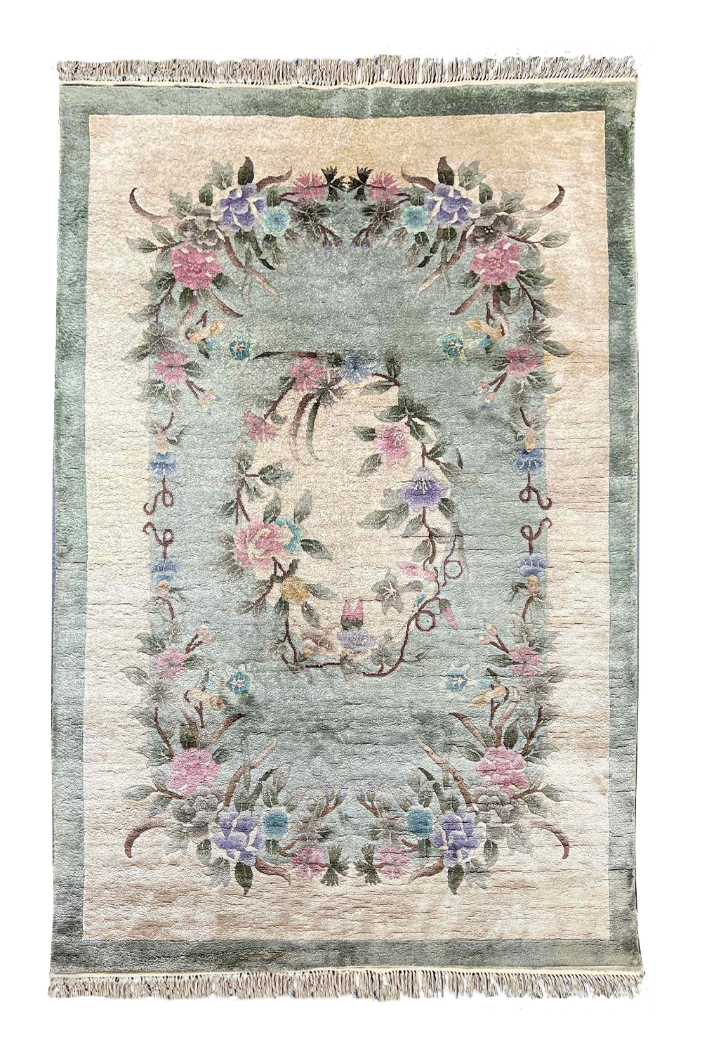 #277-97529 Chinese vintage 100% silk