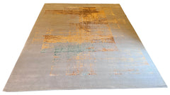 #6145 CLA 119 Modern multi color 60% bamboo silk & 40% wool