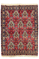 #7522 Vintage Persian Bakhtiar wool on cotton base