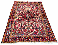 #7526 Vintage Persian Hamadan wool on cotton base