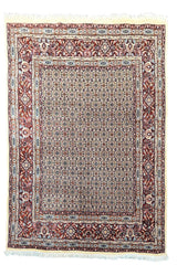 Hand-knotted Persian Mood rug in 100% wool on a cotton base featuring a traditional Mahi fish design - #7205.