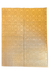 Contemporary #YM-A-67-3 bamboo silk rug with cut and loop texture, featuring a luxurious 100% bamboo silk pile in a modern minimalist design by AL-SHAHZADI HK LIMITED.