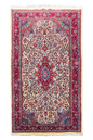 Authentic #7570 Persian Qiyasabad wool rug with traditional tribal geometric motifs, hand-knotted on cotton base by AL-SHAHZADI HK LIMITED.