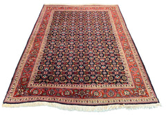 Authentic #7566 Persian Tabriz wool on cotton base rug with Mahi design by AL-SHAHZADI HK LIMITED.
