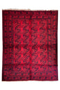 Authentic vintage Afghani Feelpah design rug with classic elephant foot motifs - #2771 from AL-SHAHZADI HK LIMITED.