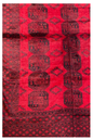 Authentic Vintage Afghani Rug Feelpah design with iconic elephant foot motifs - #234.